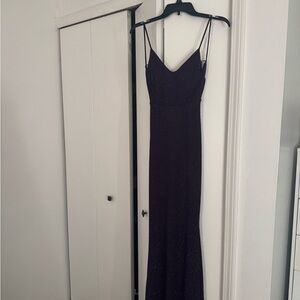 Elegant Purple Evening Gown